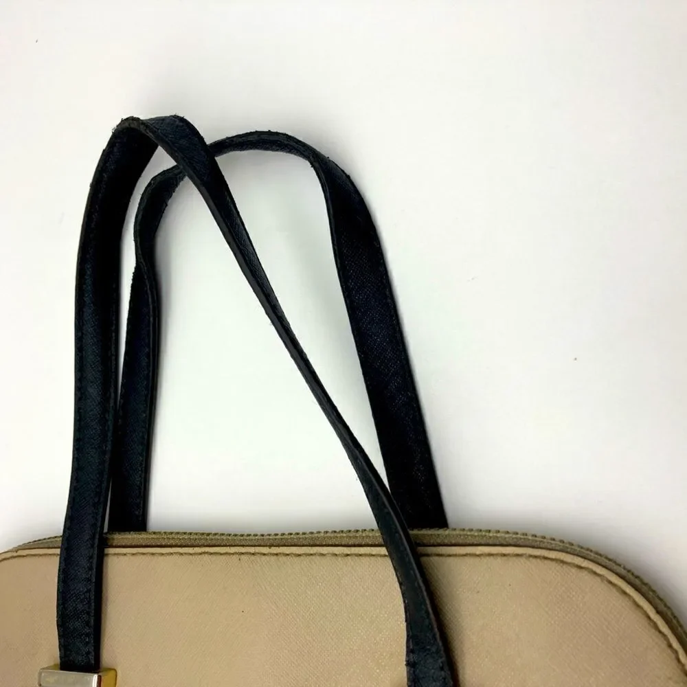 Kate Spade New York Cow Leather Color Block Purse Satchel Handbag